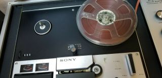 Sony Tc - 530 Stereo Solid State Reel To Reel Tape Recorder - Vintage