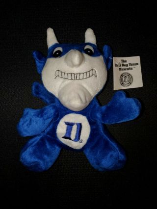 Vintage Duke University Blue Devils 8 " Plush Shoney 