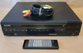 Pioneer Ld - 707 Laservision Laserdisc Player W/ Cu - 707 Oem Remote -