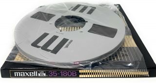 Maxell Udxl 35 - 180b 10 Inch Reel To Reel Tape On Metal Reel Pre