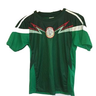 Mexican Soccer Jersey Size Youth Large Green Boys Girls