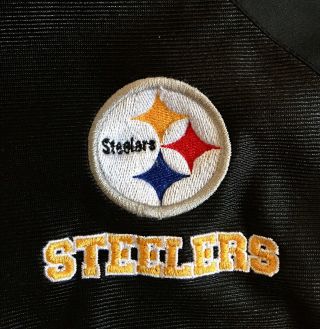 GOOD Pittsburgh Steelers Youth Zip Up Jacket Coat w/ Hood Sz 4T NFL Team Apparel 2
