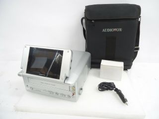 Audiovox Vbp2000 Portable Vcr Vhs Player 5 " Lcd Monitor W/ Carrying Case