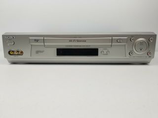 Sony Vcr Vhs Video Cassette Recorder Slv - N700 4 - Head Hi - Fi W/ A/v Cable