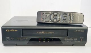 Quasar Vhq46 4 Head Vhs Video Cassette Recorder Vcr Hi - Fi Stereo