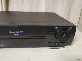JVC HR - S3800U VHS ET VCR Player SVHS HIFI NO Remote 3
