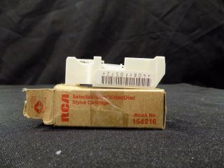 Rca Selectavision Ced Disc Player Stylus Cartridge 154216 Nos Old Stock
