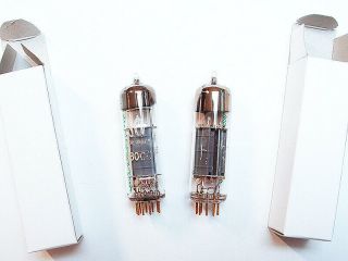 2x Philips E80cc 6085,  O - Getter,  Gold Pins,  Vb9,  " Special Quality ",  100