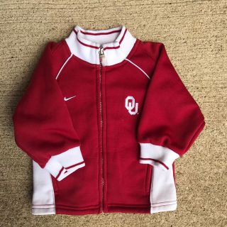 Oklahoma Sooners Nike Baby Toddler Jacket 12 Months University Warm Up