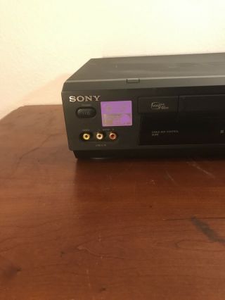 Sony SLV - N900 VHS VCR Video Cassette Recorder Hi Fi Stereo 4 Head No Remote 2