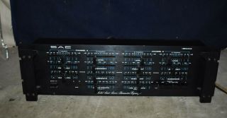 Sae Model 1800 Solid State Stereo Parametric Equalizer