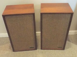 2 Vintage KLH Model Twenty Two (22) Acoustic Suspension Loud Speakers - 3