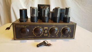 Grommes Custom Music Lovers Tube Amplifier Precision Electric Franklin Park Ill