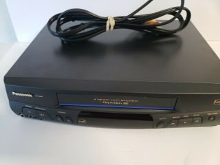 Panasonic Pv - 8451 Vcr 4 - Head Hi - Fi Stereo Vhs Player No Remote