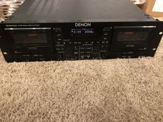 Denon Dn - 780r 2 Head Professional Stereo Double Cassette Deck