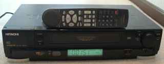 Hitachi Ux615 4 - Head Hifi Vhs Vcr Recorder W/ Tuner,  Factory Remote