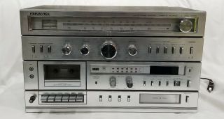 Soundesign Stereo Receiver & Cassette Recorder & 8 Track Player Model 5959