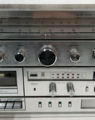 Soundesign Stereo Receiver & Cassette Recorder & 8 Track Player Model 5959 3