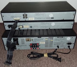 Sanyo Stereo Music System Amplifier Tuner EQ Turntable Model JA EG JT TP 688 3