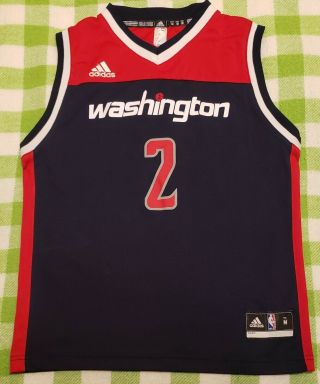 Euc Adidas John Wall Washington Wizards Nba Basketball Jersey Youth M