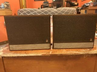 Rair Pair Jensen X - 20 Slim Compact Speakers - 2 Way 3 Speaker - Only 2 5/8 " Deep - Vgc