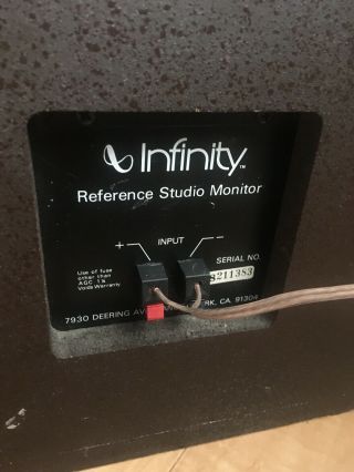2 Infinity Rsm Reference Studio Monitor Crossovers & One Emit Tweeter