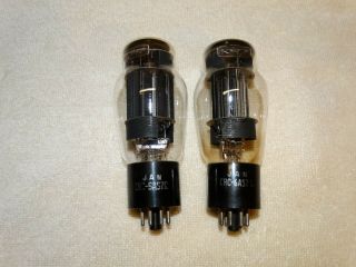 2 X Jan - Crc - 6as7g Rca Tubes Very Strong Mil Spec (2 Pair Available)