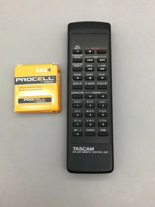 Tascam Rc - D20 Remote With Batteries - Fast - B09