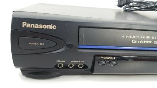 Panasonic Omnivision PV - V4522 VHS VCR Player/ Recorder with Remote 3