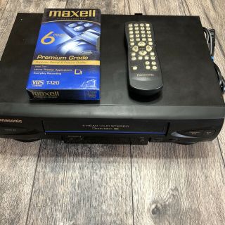 Panasonic Pv - V4522 Vhs Vcr With Remote - Great