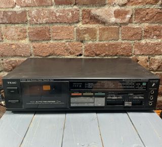Teac R - 400x Cassette Deck:,  Sounds Great