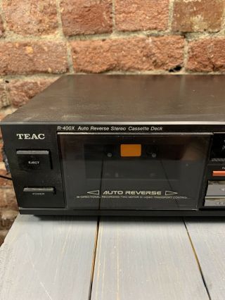 TEAC R - 400X Cassette Deck:,  Sounds Great 2