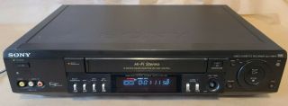 Sony Slv - 799hf Vcr 4 Head Hifi Vhs Video Cassette Recorder Player -