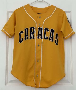 Leones Del Caracas Baseball Jersey - Size 14 (medium) - Gently