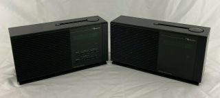 Nakamichi Tm - 1 & Tm - 2 Am/fm Stereo Clock Radio & Companion Set -