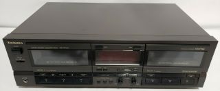 Technics Rs - Tr355 Stereo Dual Cassette Deck Hx Pro And Good