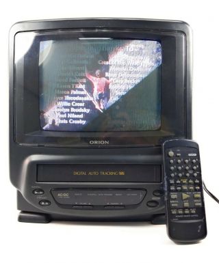 Orion Tvcp0900 9 " Tv Vcr Combo With Remote - Dc Power Option For Rv Etc