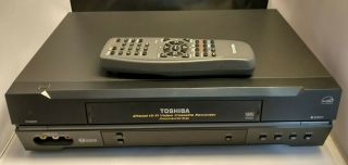 Toshiba Vcr W - 522 Hi - Fi Stereo Vhs Player & With Remote