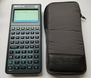 Hp Hewlett Packard 48g Graphing Calculator 32k Ram,  W/case Hp - 48