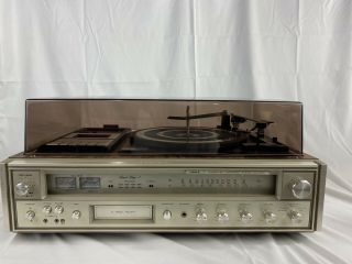 Vintage Fisher Mc - 3050 Am/fm Stereo Wbsr Turntable Cassette/8 Track