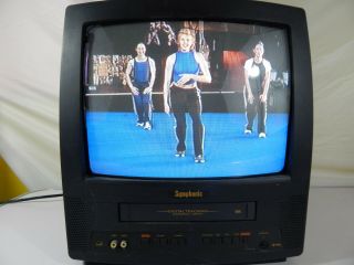 Symphonic Model Wf0213c Tv With Built In Vhs Player