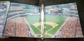 Old Mets Shea Stadium Back To School Notebook Binder W/ Over 500 Baseball Cards