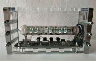 S A L E Adafruit Ice Tube Clock Iv - 18 Vfd Nixie Tube Clock Steampunk Desk