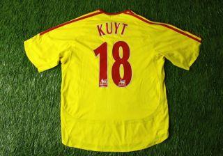 Liverpool 18 Kuyt 2006 - 2007 Football Shirt Jersey Away Adidas Young L