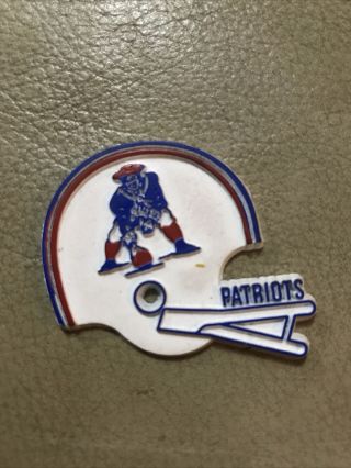 Vintage 1975 Ihop Nfl England Patriots Rubber Football Helmet Magnet
