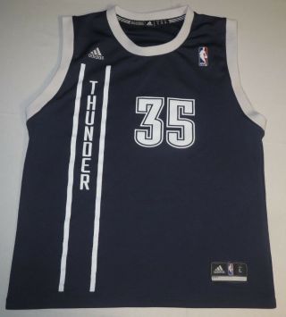 Nba Basketball Oklahoma City Thunder Kevin Durant 35 Jersey Youth Large Adidas
