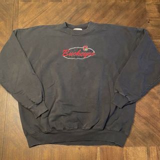 Vintage Osu Ohio State University Buckeyes Crewneck Sweatshirt,  Adult Xl,  Black