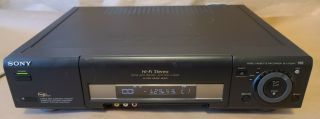 Sony Slv - 975hf Vcr 4 Head Hifi Vhs Video Cassette Recorder Player -