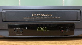 Sony SLV - N51 Black Hi - Fi Stereo VCR w/ 19 Micron Head & 2