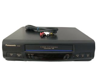 Panasonic Omnivision Pv - 9450 Vcr 4 - Head Hifi Stereo Vhs Player Recorder ✅tested
